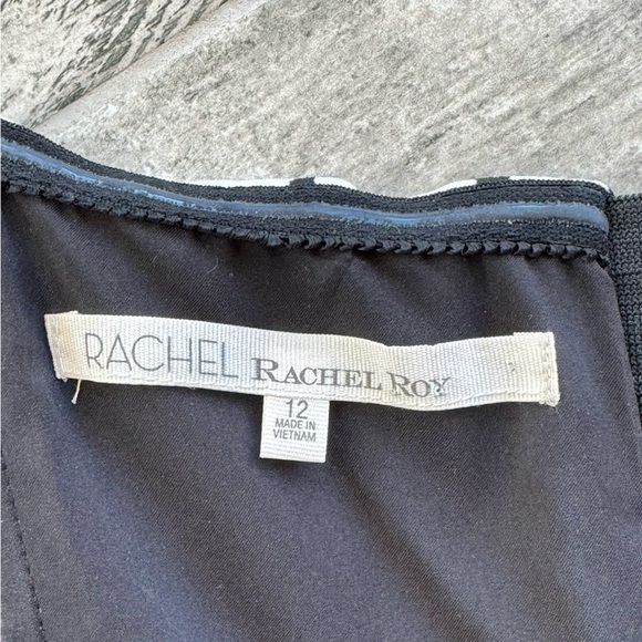 RACHEL by Rachel Roy Women's Strapless Geometric Mini Dress - size 12 - Picture 6 of 6